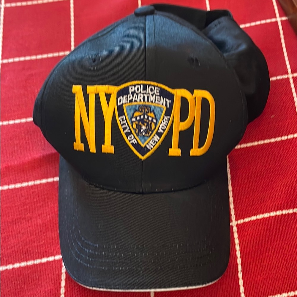 NYPD Black Cap with Yellow Embroidery